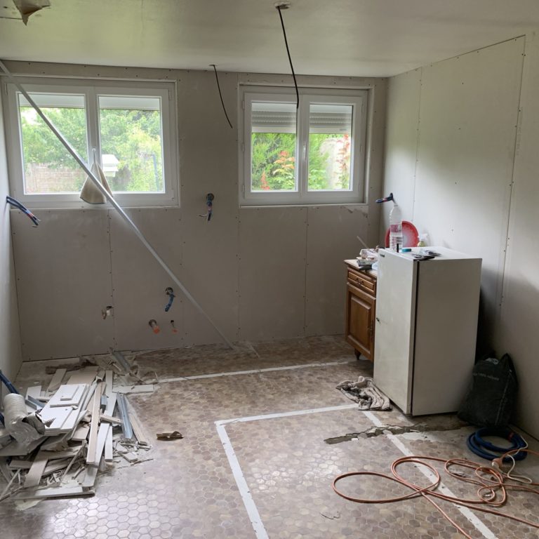 Rénovation maison Angers, Isolation des murs