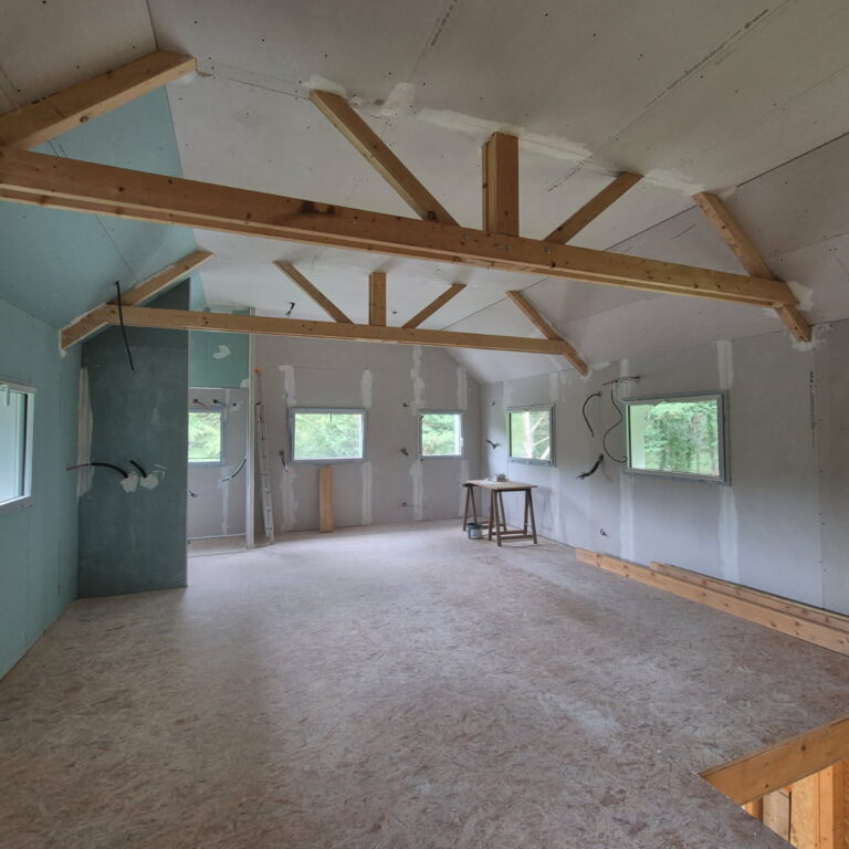 Isolation laine de bois et pose placo